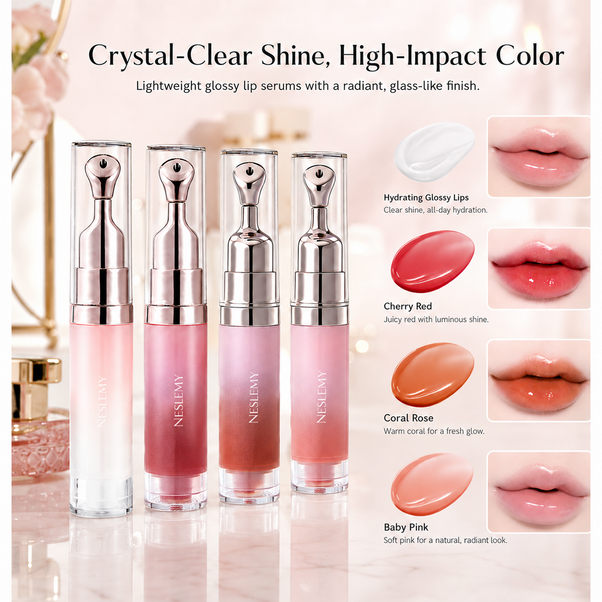 NESLEMY™ Lip Radiance Serum – Brightening Moisture Care🔥🔥