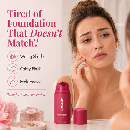 NESLEMY™ Adaptive Glow Foundation – A Monthly Ritual for Fresh-Looking Skin