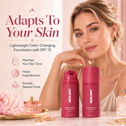NESLEMY™ Adaptive Glow Foundation – A Monthly Ritual for Fresh-Looking Skin