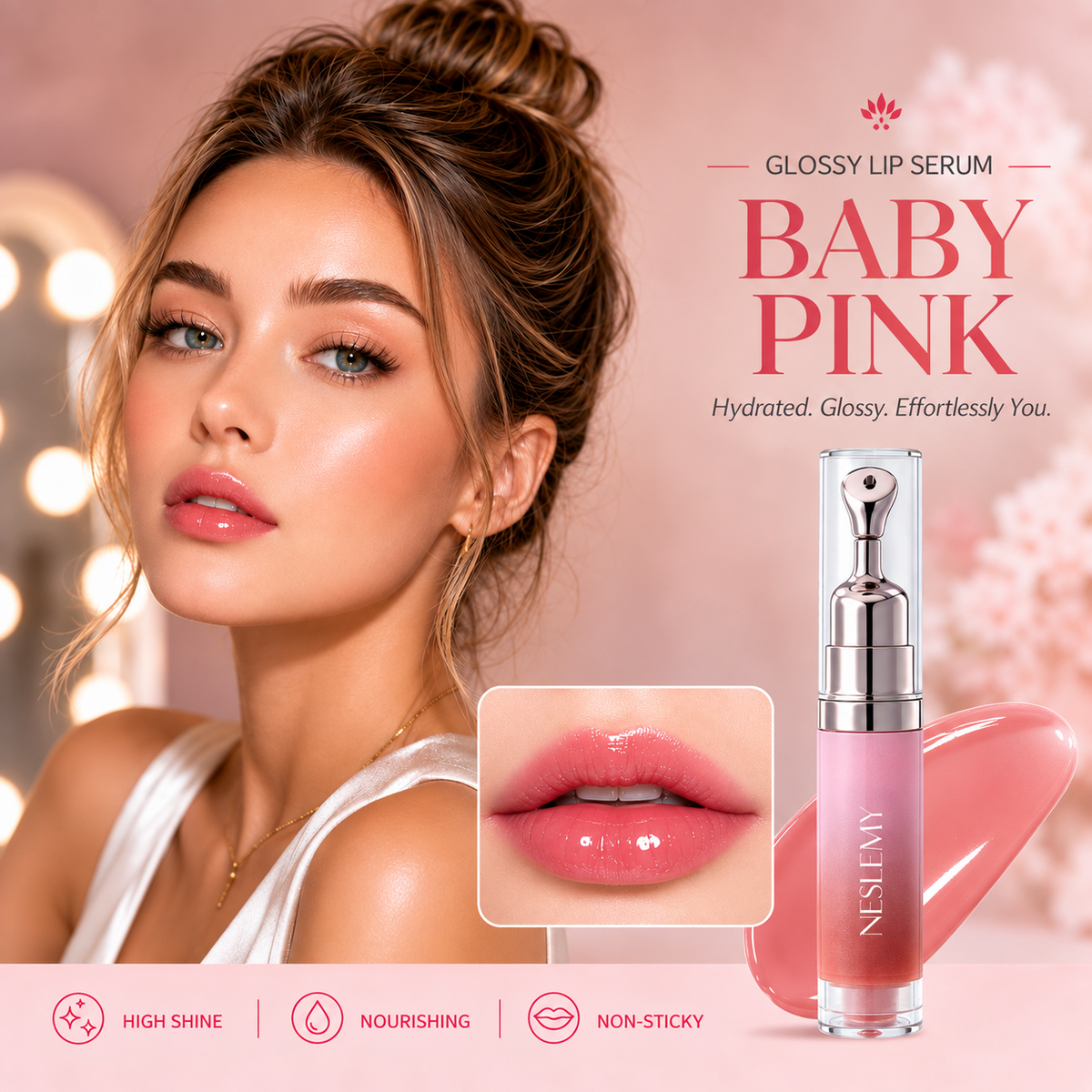 NESLEMY™ Lip Radiance Serum – Brightening Moisture Care🔥🔥