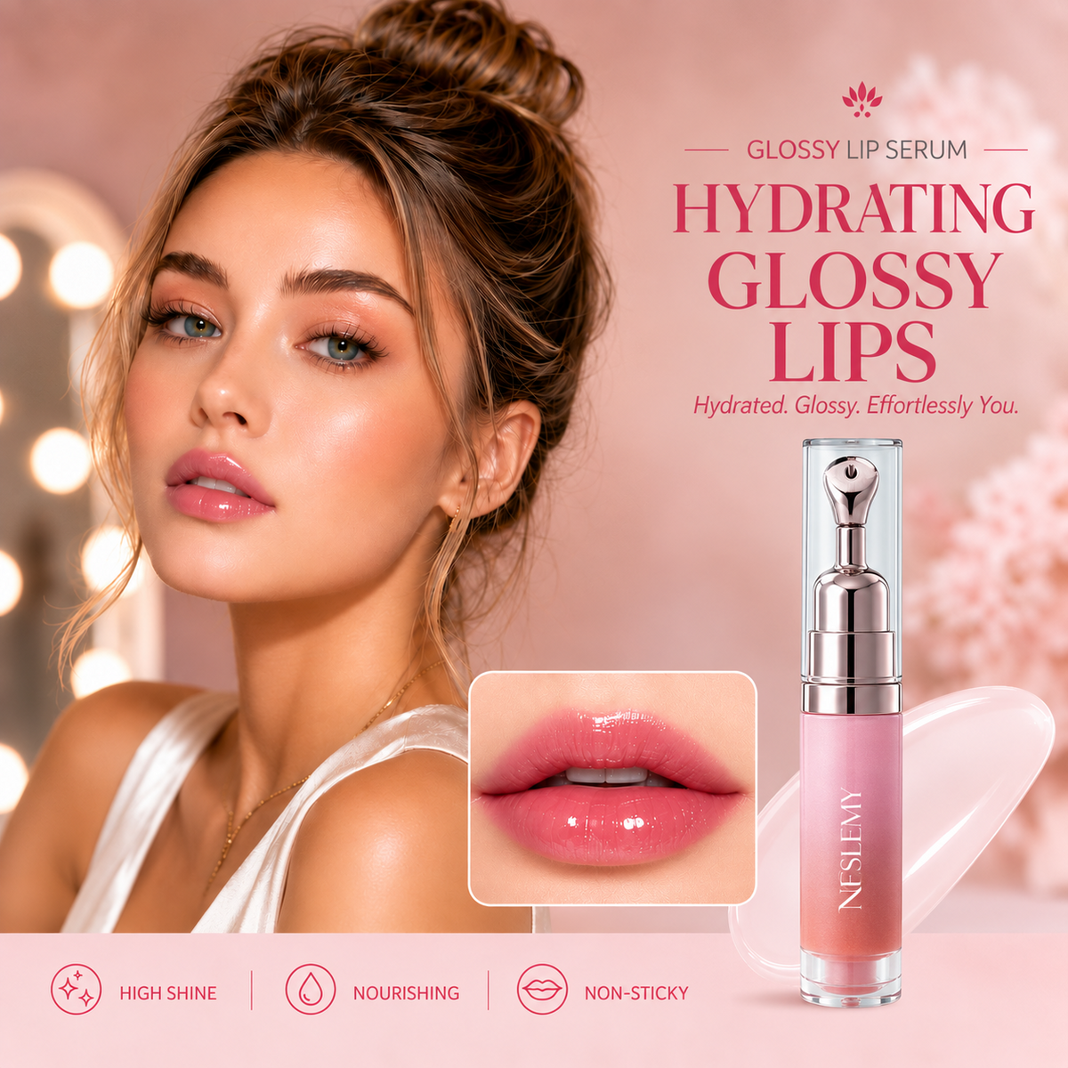 NESLEMY™ Lip Radiance Serum – Brightening Moisture Care🔥🔥