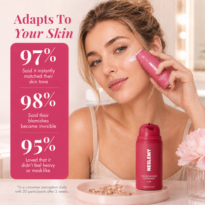 NESLEMY™ Adaptive Glow Foundation – A Monthly Ritual for Fresh-Looking Skin