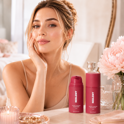 NESLEMY™ Adaptive Glow Foundation – A Monthly Ritual for Fresh-Looking Skin
